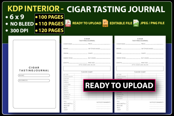 Cigar Tasting Journal for Enthusiasts