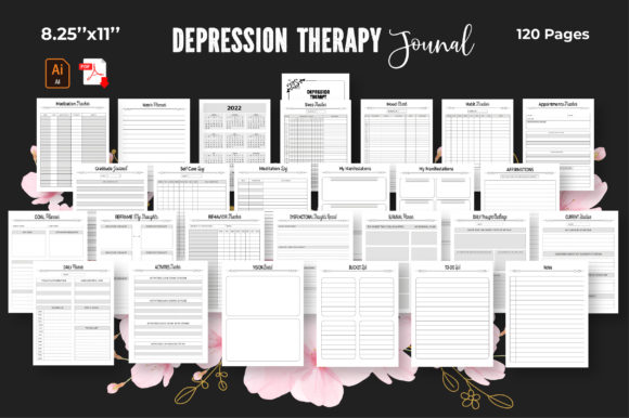 Depression Therapy Journal for Creative Minds