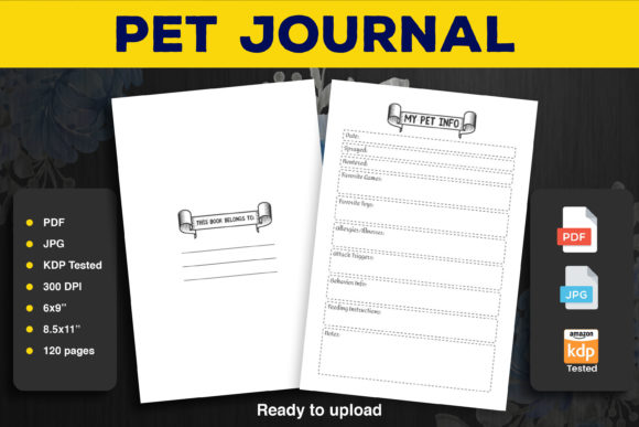 Explore KDP Interior Pet Journal