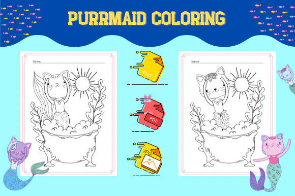 Exploring the Purrmaid Coloring Book: A Creative and Relaxing Pastime