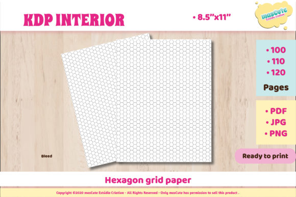 KDP Interior Hexagon Grid Paper: A Versatile Tool for Creativity and Productivity