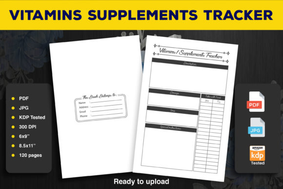 Optimizing Your Health and Publishing Journey with KDP Interior Supplements Vitamins