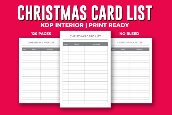 Organize Your Christmas Greetings with a Card List