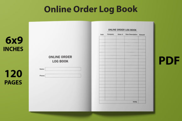 Streamline Your Orders with KDP Online Log Book